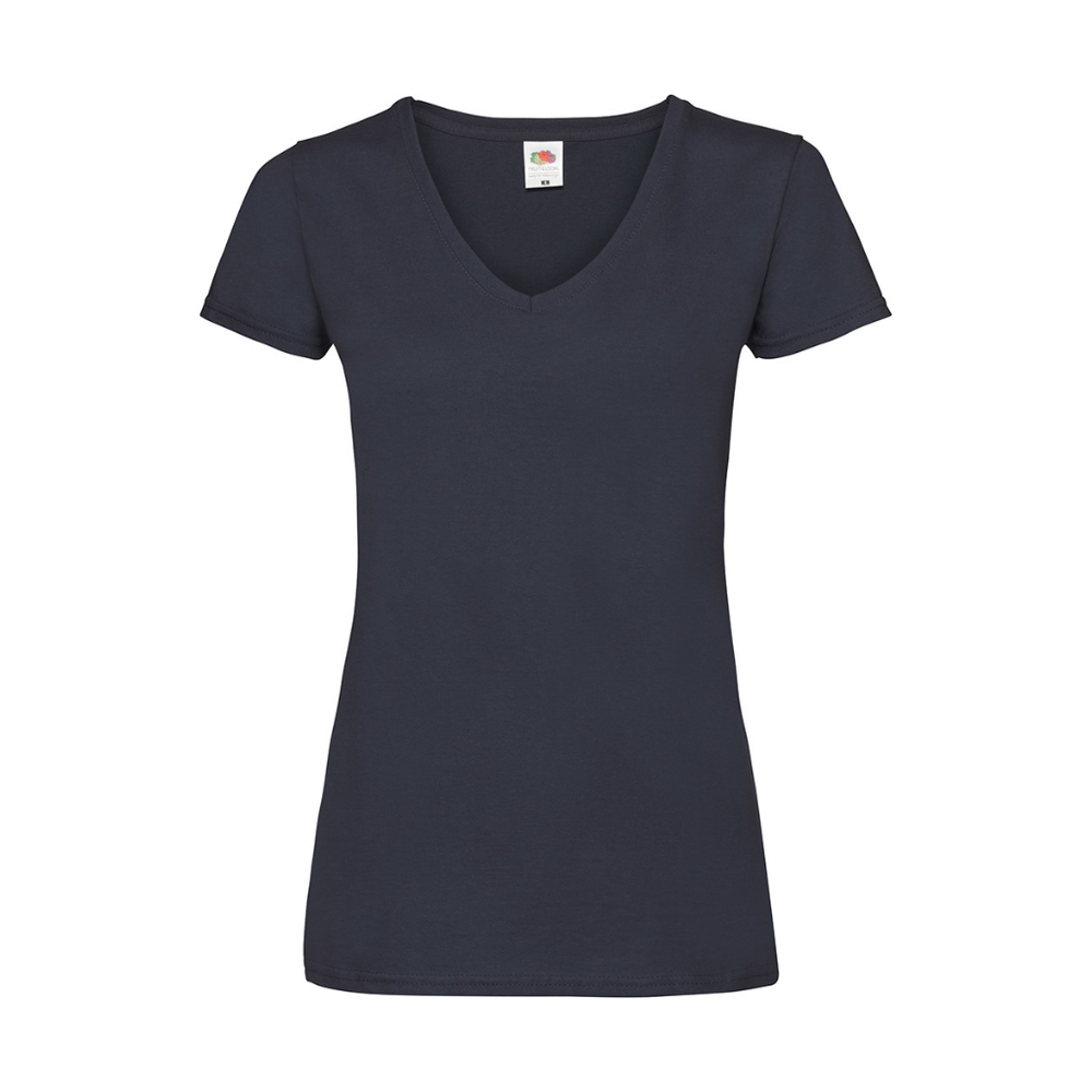 Fruit of the Loom Lady Fit Value V Neck T-Shirt
