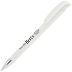 Branded KODA DELUXE ball pen with real metal nose cone
