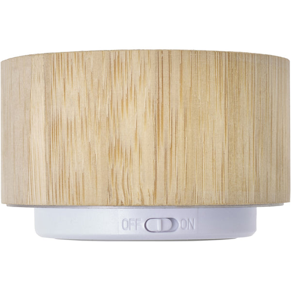 Branded Glisson Bamboo wireless speaker