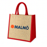 Malmo Accented Medium Jute Bag