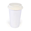 Shiny Plastic Takeout Coffee Cup 375ml Double Wall