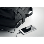 Branded Computer backpack in 300D RPET
