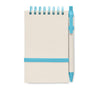 Branded A6 milk carton notebook set