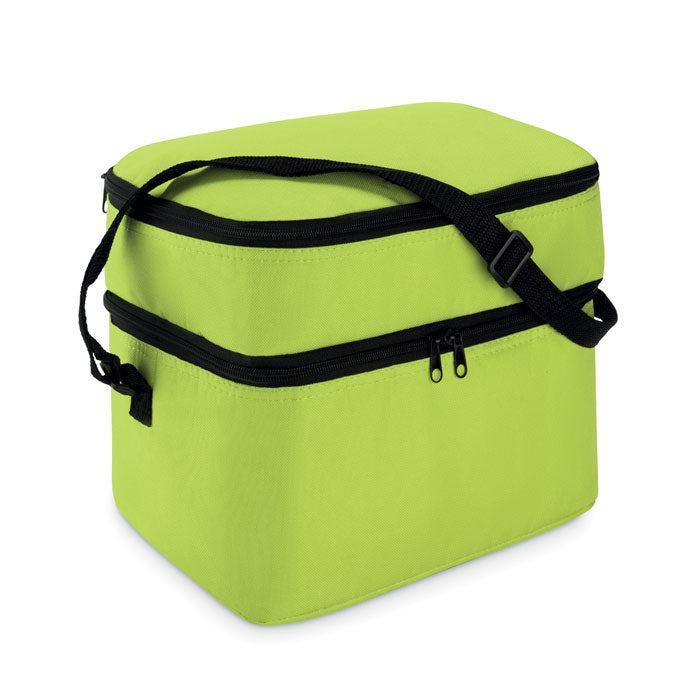 Branded Cooler bag with 2 compartments