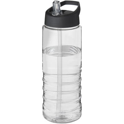Branded H2O Active® Treble 750 ml spout lid sport bottle