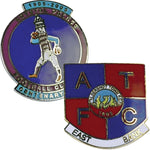 Branded Stamped Iron Hard Enamel Badge (20mm)