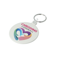 55mm Circle Keyring