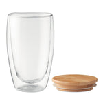 Branded Double wall glass 450 ml