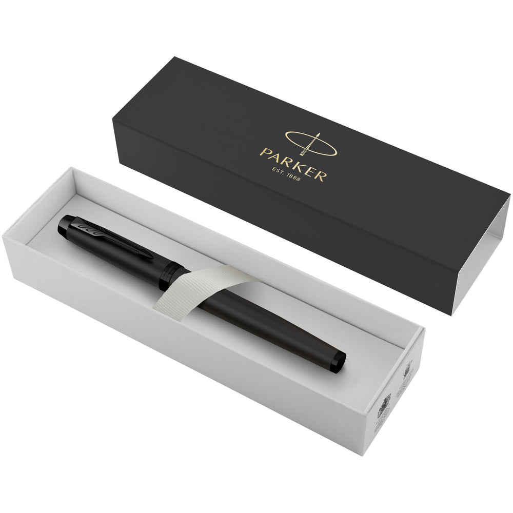 Branded Parker IM achromatic rollerball pen