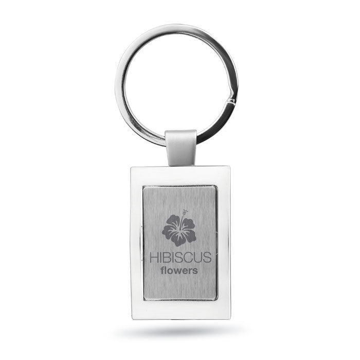 Branded Metal key ring