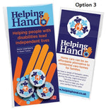 3 Printed Trolley Coin Tokens with Printed Backing Card