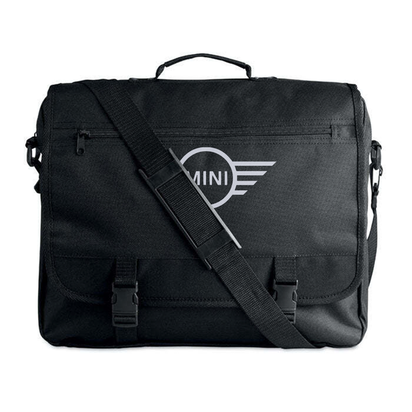600D polyester document bag with Pockets