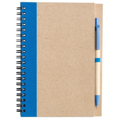 Branded Smithen Cardboard notebook with ballpen