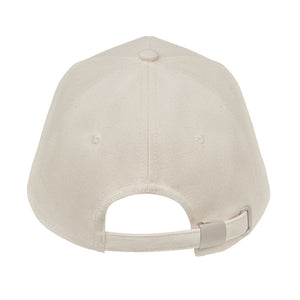 Organic cotton baseball cap Beige