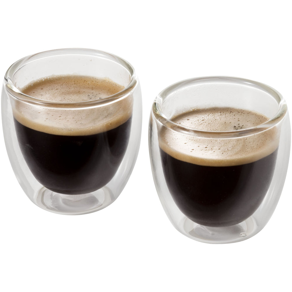 Branded Boda 2-piece glass espresso cup set