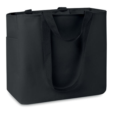 600D Polyester shopping bag with Side Pocket