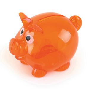 Piglet Bank Mini Single Slot Translucent piggy bank