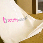 Branded 5oz Water Repellent Tote Bag