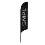 Branded Curve Flag 5.2m