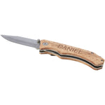 Branded Dave pocket knife with belt clip