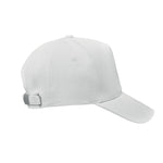Organic cotton baseball cap White