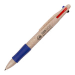 Quad Colour Wheat Straw Pen with grip