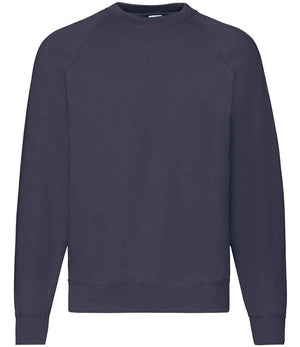 Fruit of the Loom Classic Raglan Sweatshirt Deep Navy
