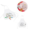 NILO. Children's apron for colouring in non-woven (80 g/m²)