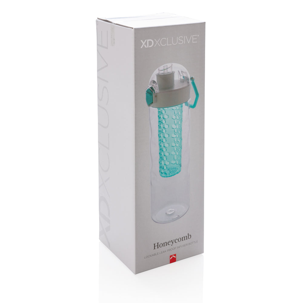 Branded Honeycomb lockable leak proof infuser bottle