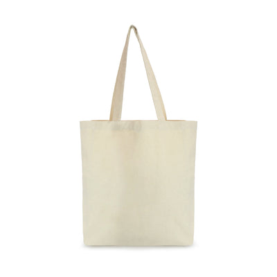 10oz Organic Cotton Shopper with gusset and long handles