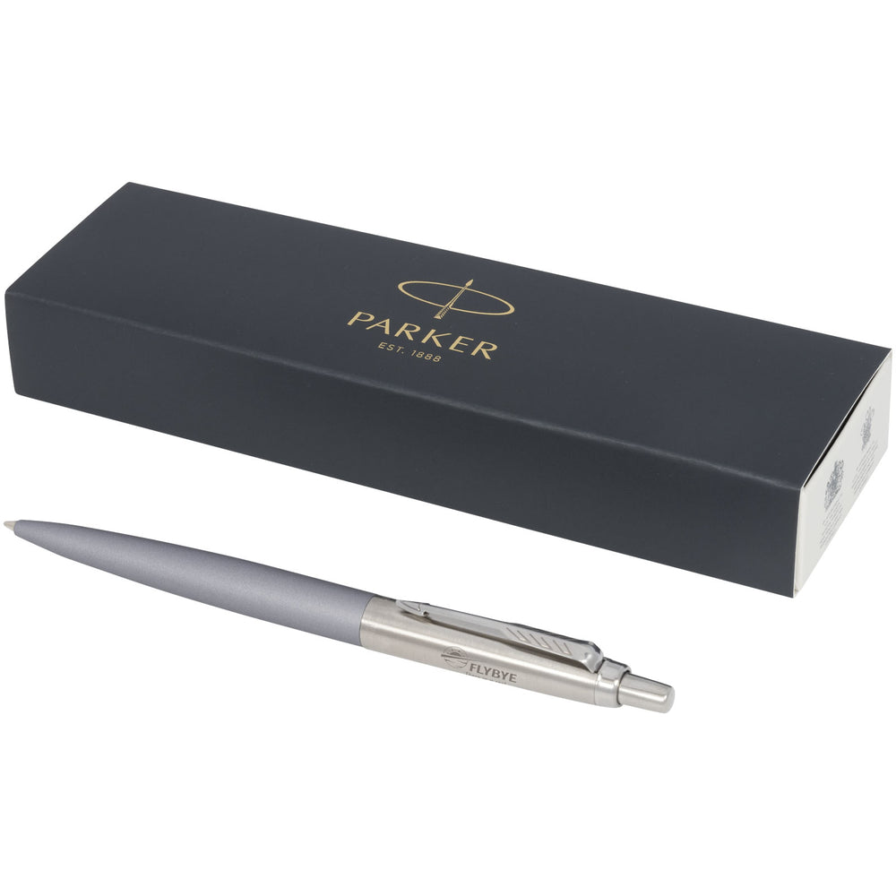 Branded Parker Jotter XL matte with chrome trim ballpoint pen