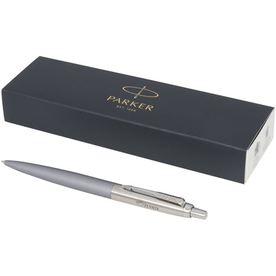Branded Parker Jotter XL matte with chrome trim ballpoint pen