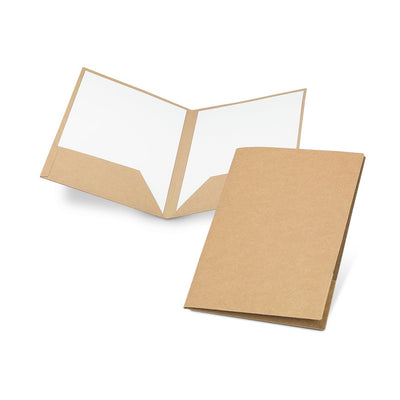 PUZO. A4 Kraft paper document folder (400 g/m²)