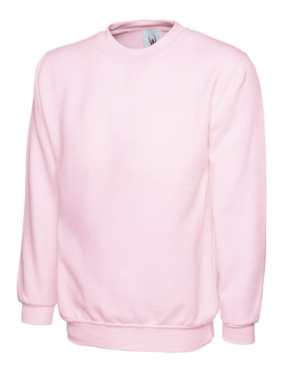 Branded Ladies Deluxe Crew Neck Sweatshirt