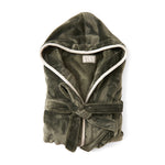 Branded VINGA Louis luxury plush GRS RPET robe size S-M