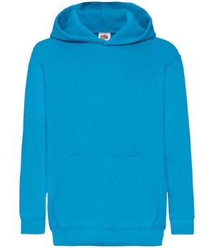 Fruit of the Loom Kids Classic Hooded Sweatshirt Azure