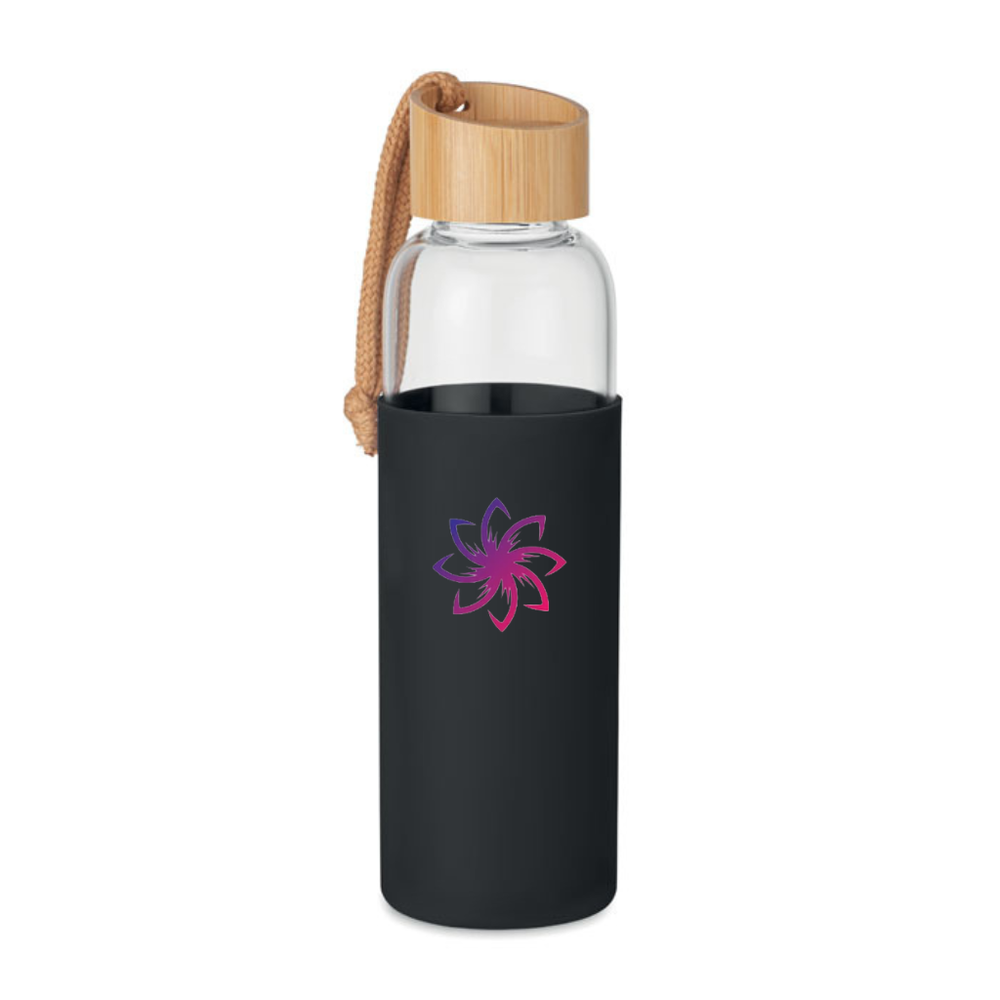Branded Glass Bottle 500 ml in pouch