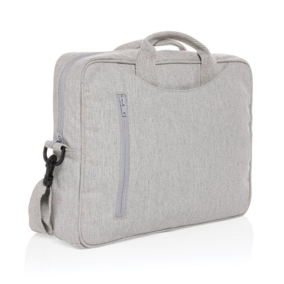 Branded Laluka AWARE™ recycled cotton 15.4 inch laptop bag