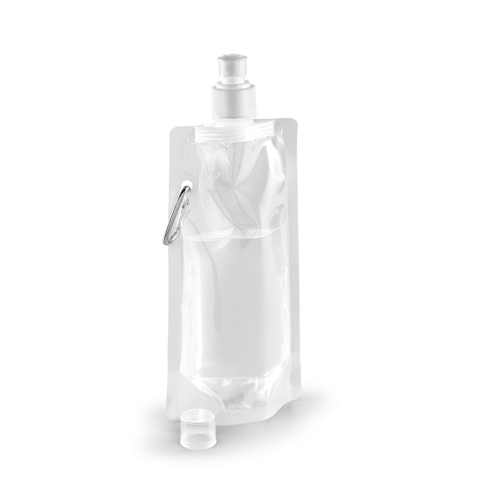 Kwill Foldable Sports Bottle with Carabiner Clip - 460ml