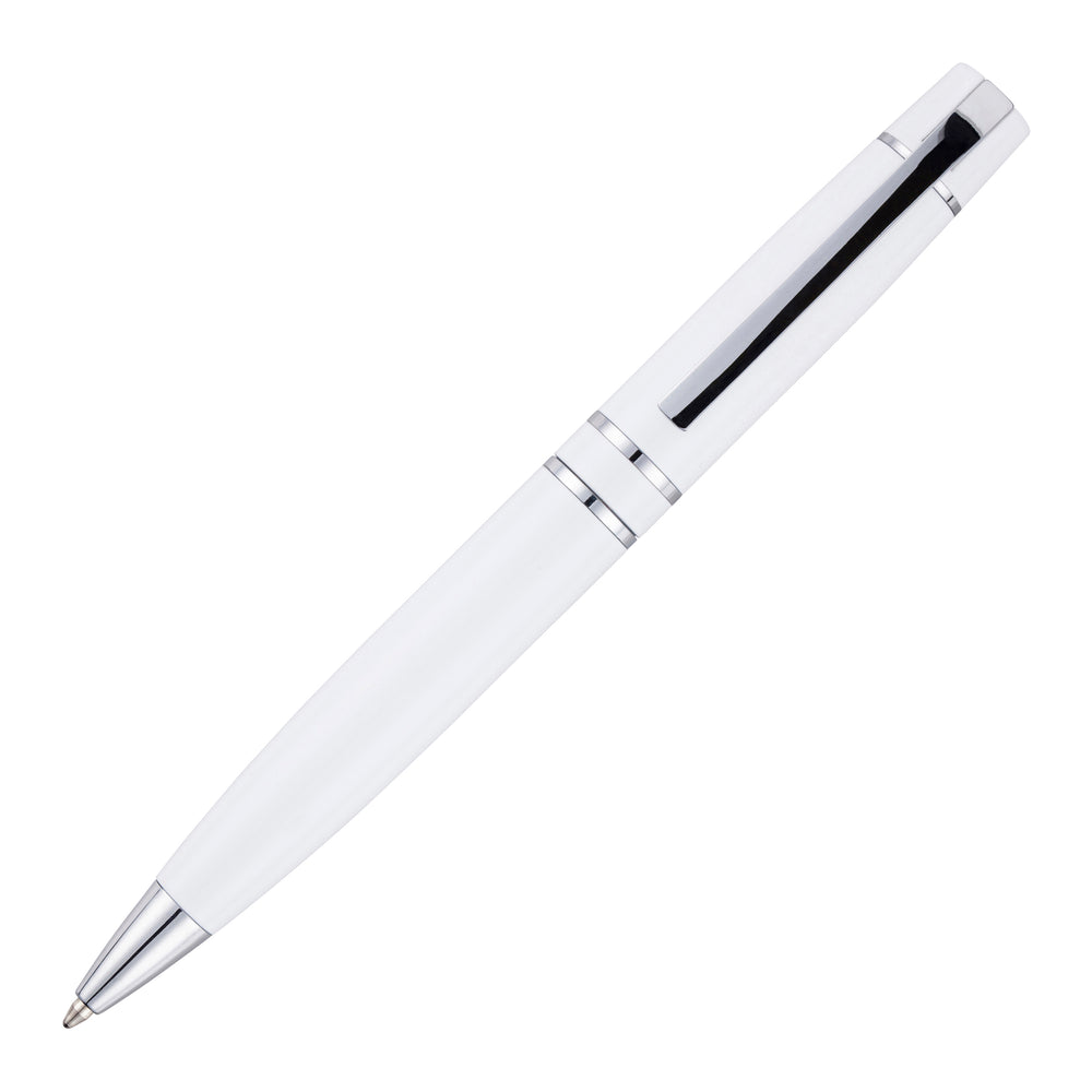 Branded DUKE ball pen with chrome trim