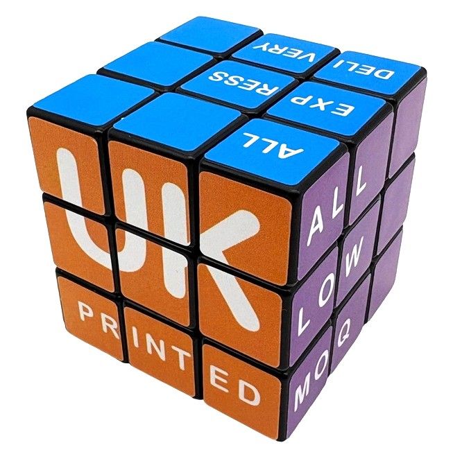 Express All 6 Faces Printed UK Rubik's Cube 3x3