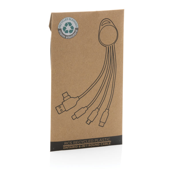 RCS recycled plastic Ontario 6-in-1 round cable