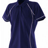 Finden and Hales Ladies Performance Piped Polo Shirt