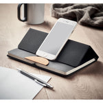 A5 RPET Lined Notebook with Bamboo Detail