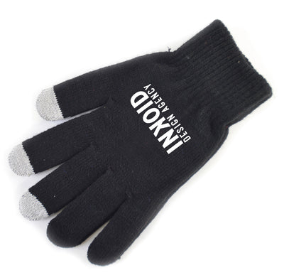 Smart Phone Touchscreen Gloves with Grey tips
