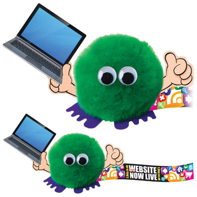 Tech Themed Logobug Handholders Laptop Handholder