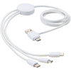 Branded Pure 5-in-1 charging cable with antibacterial additive