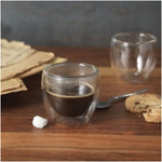 Branded Boda 2-piece glass espresso cup set