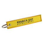 Branded Embroidered Keyring