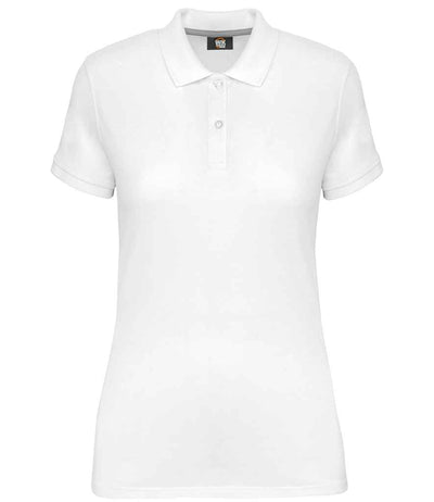 WK Designed to Work Ladies Anti-Bacterial Piqué Polo Shirt